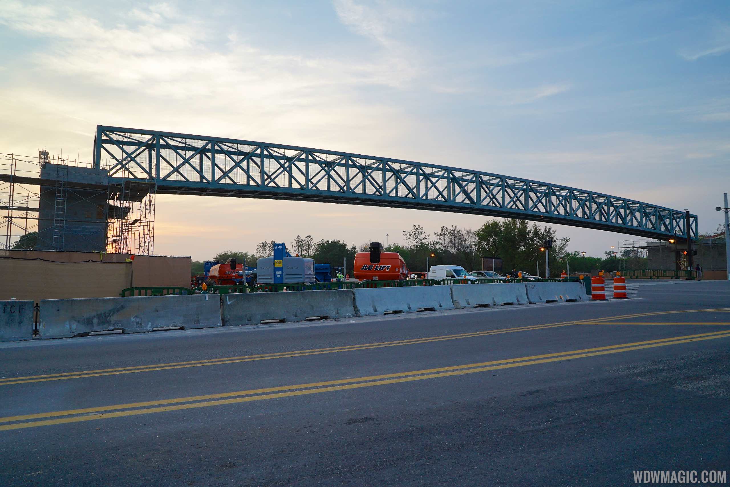 Buena Vista Drive pedestrian bridge installed Photo 3 of 4