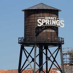 PHOTOS - Water tower arrives at Disney Springs