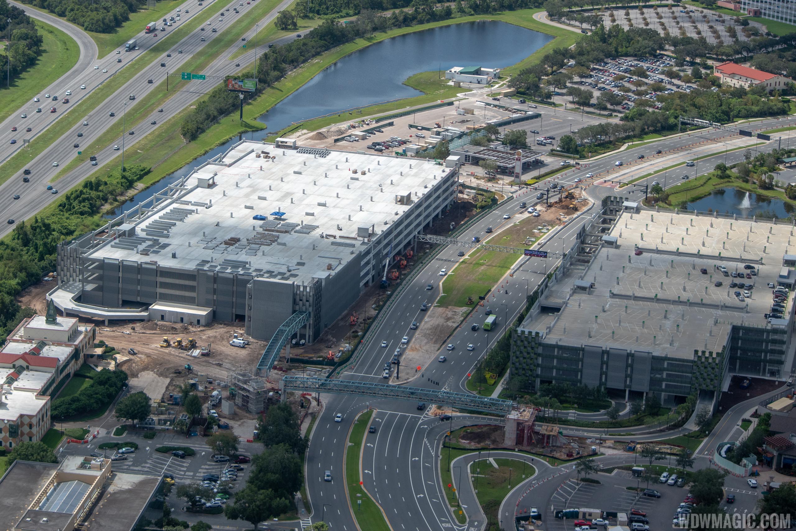 PHOTOS Grapefruit parking garage construction at Disney Springs
