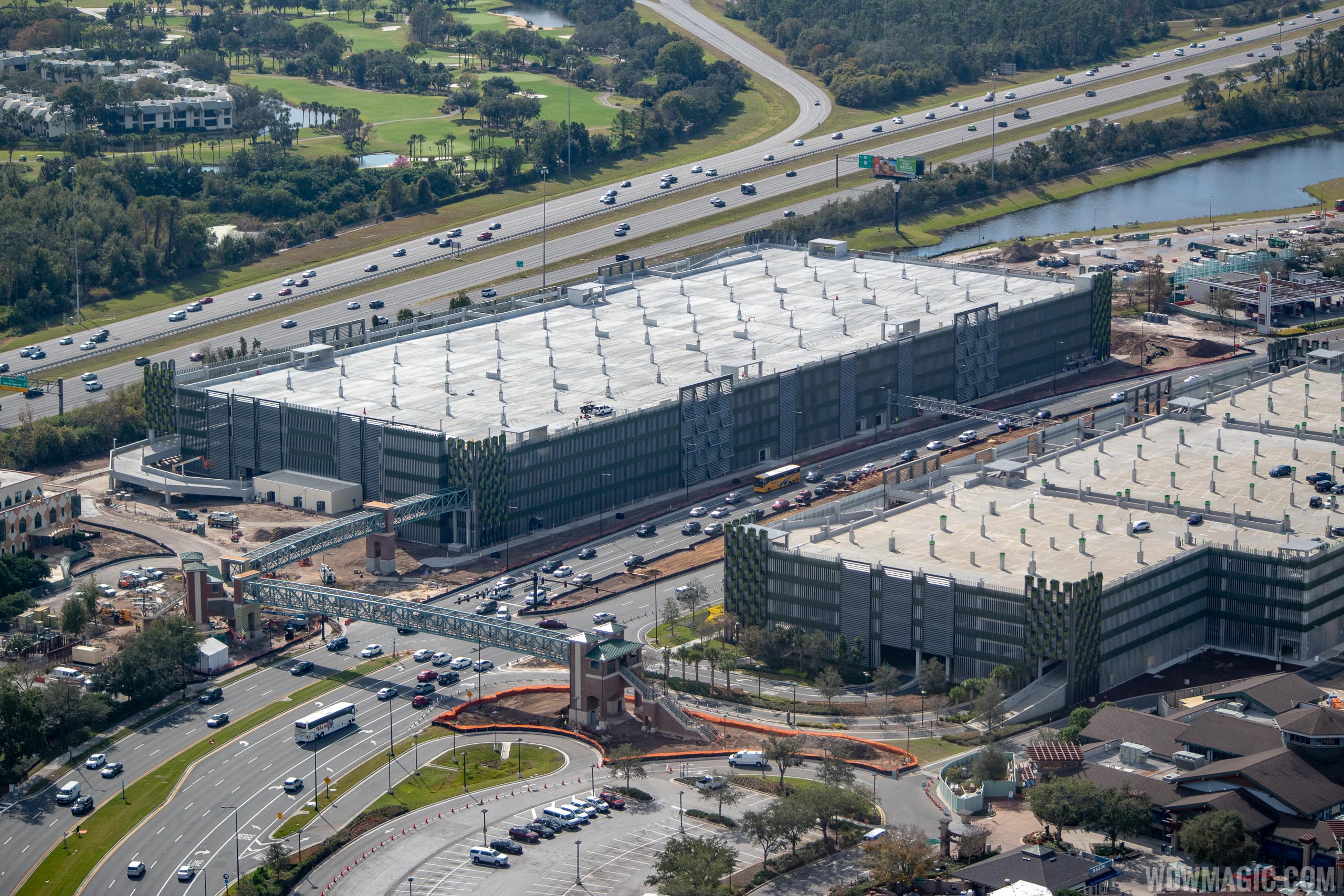 PHOTOS Grapefruit Parking Garage construction update at Disney Springs