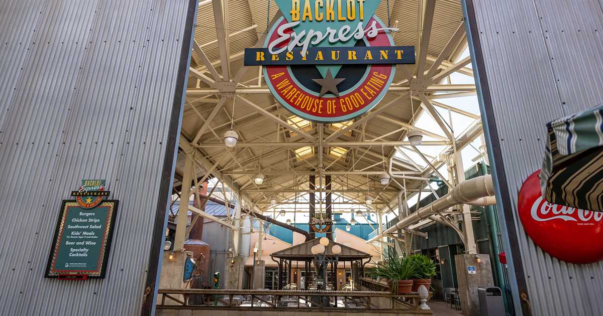 Backlot Express Lunch And Dinner Menu - April 2026 | WDWMAGIC