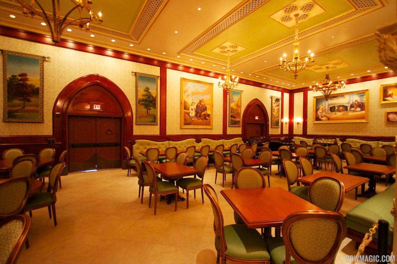 Inside Be Our Guest Restaurant Dining Rooms Photo 12 Of 19