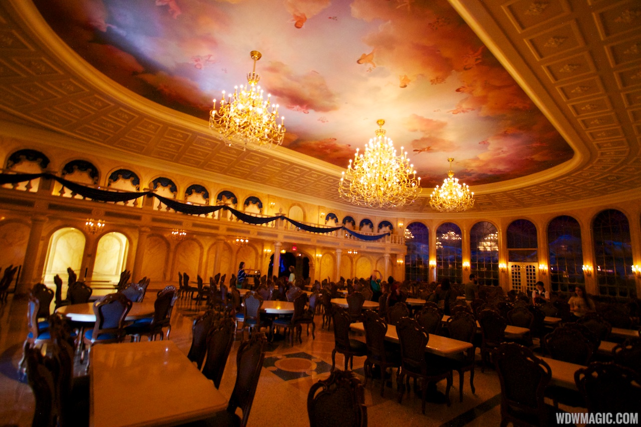 Inside Be Our Guest Restaurant Dining Rooms Photo 16 Of 19