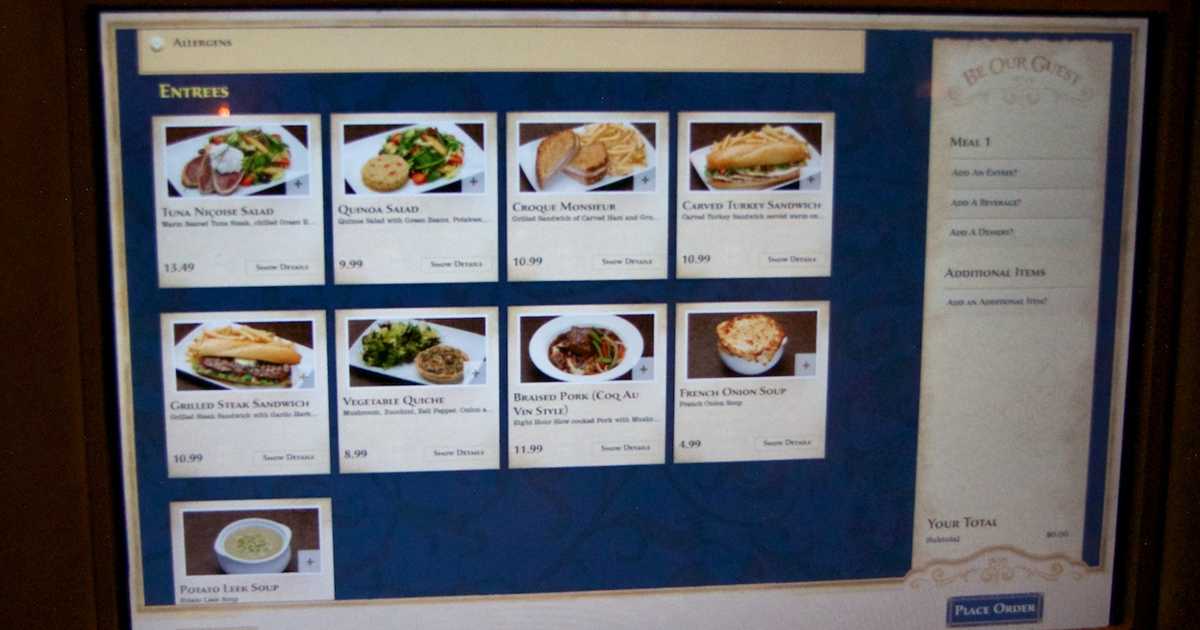 Be Our Guest Restaurant Lunch Photo 10 Of 25 Be Our Guest Restaurant Lunch Photo 10 Of 25