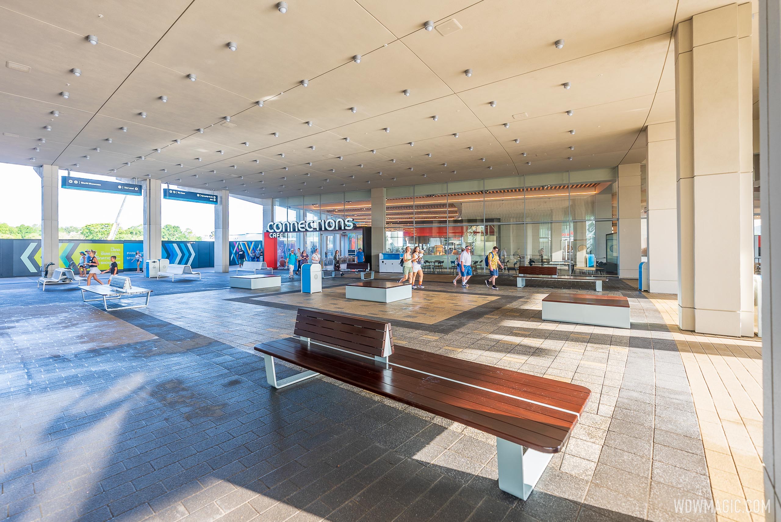 New outdoor seating at Connections Cafe