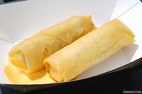 Vegetable Spring Roll with Orange Sauce