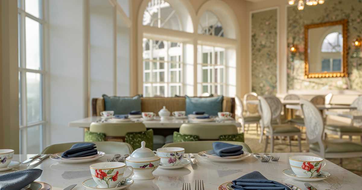 Garden View Lounge Interior Details at Disney's Grand Floridian