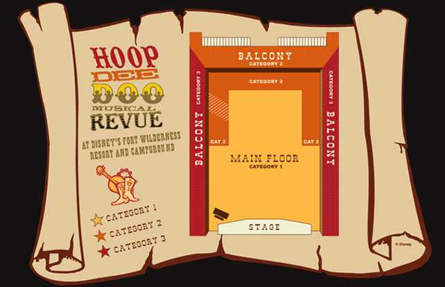 Hoop Dee Doo Musical Revue seating plan - Photo 1 of 1