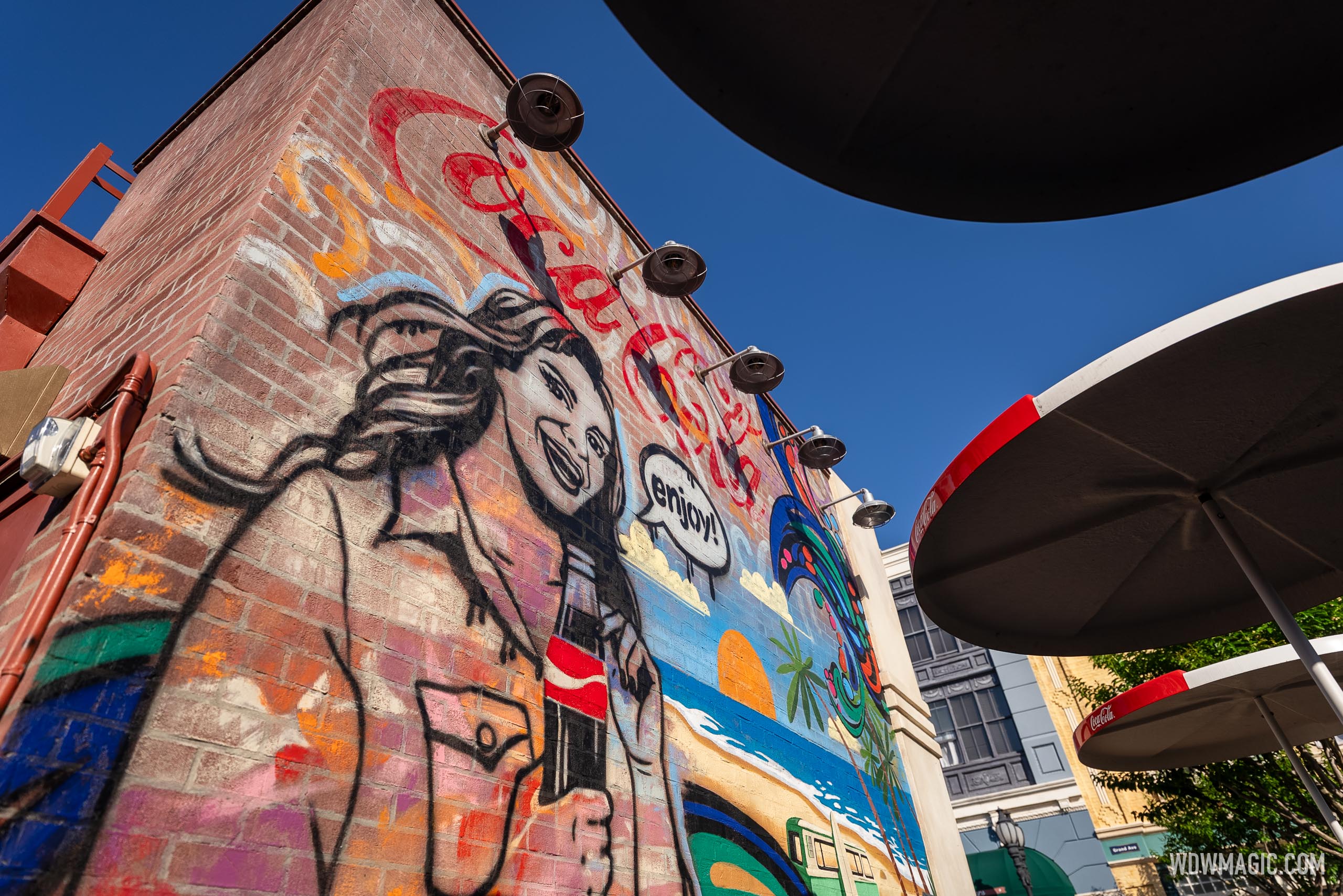 New Coca-Cola Mural Unveiled at Ice Cold Hydraulics in Disney's Hollywood Studios