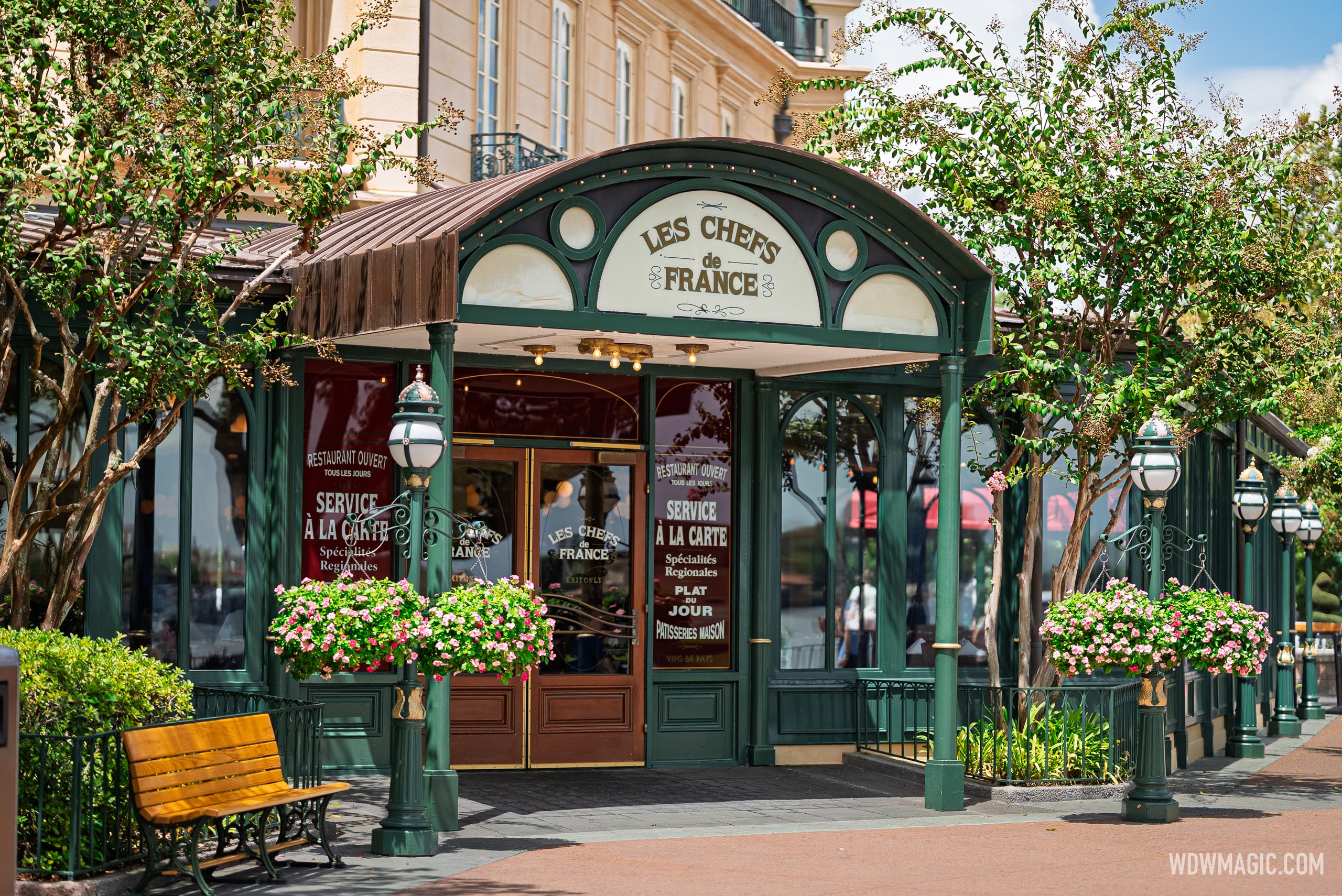 Chefs de France restaurant in EPCOT’s France Pavilion