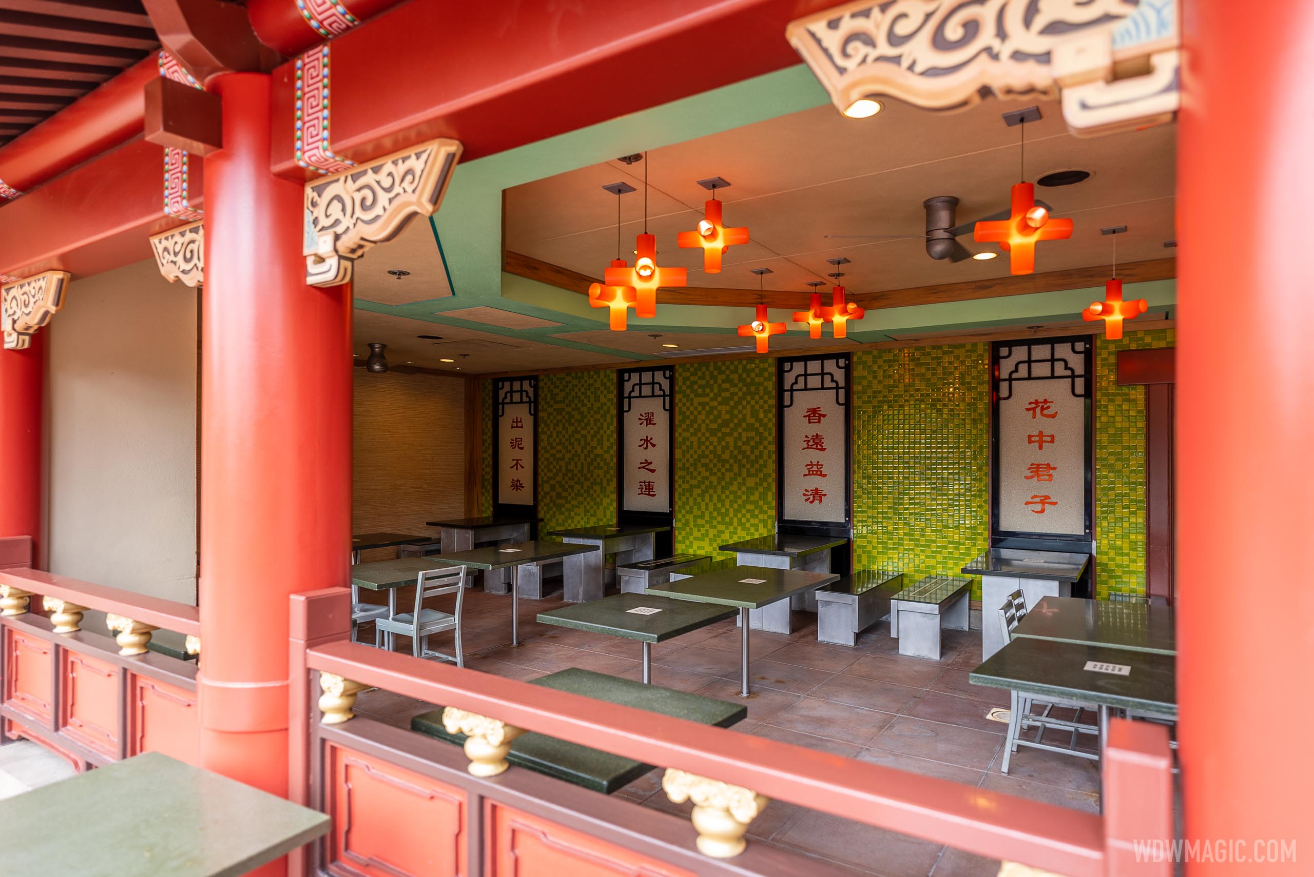 Lotus Blossom Cafe now open weekends in the China pavilion at EPCOT