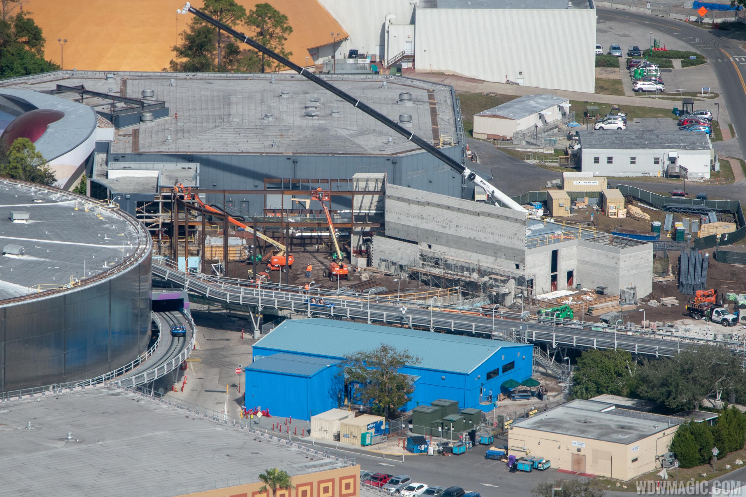 Epcot Space Restaurant construction - January 2019 - Photo 1 of 2