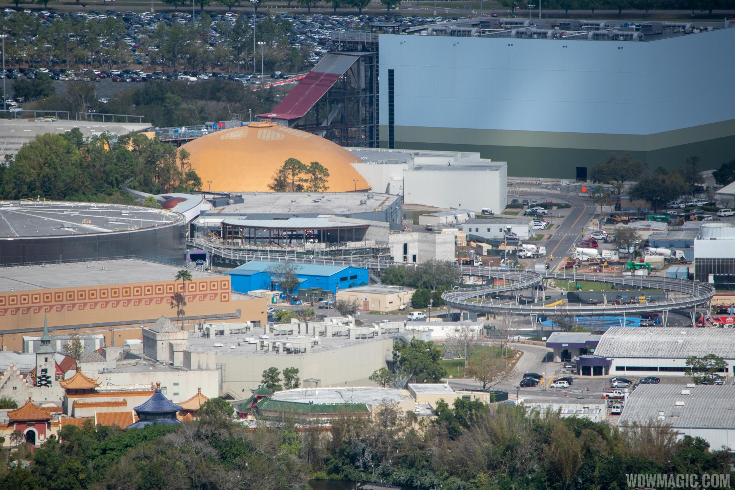 PHOTOS - Epcot's Space-themed restaurant takes shape