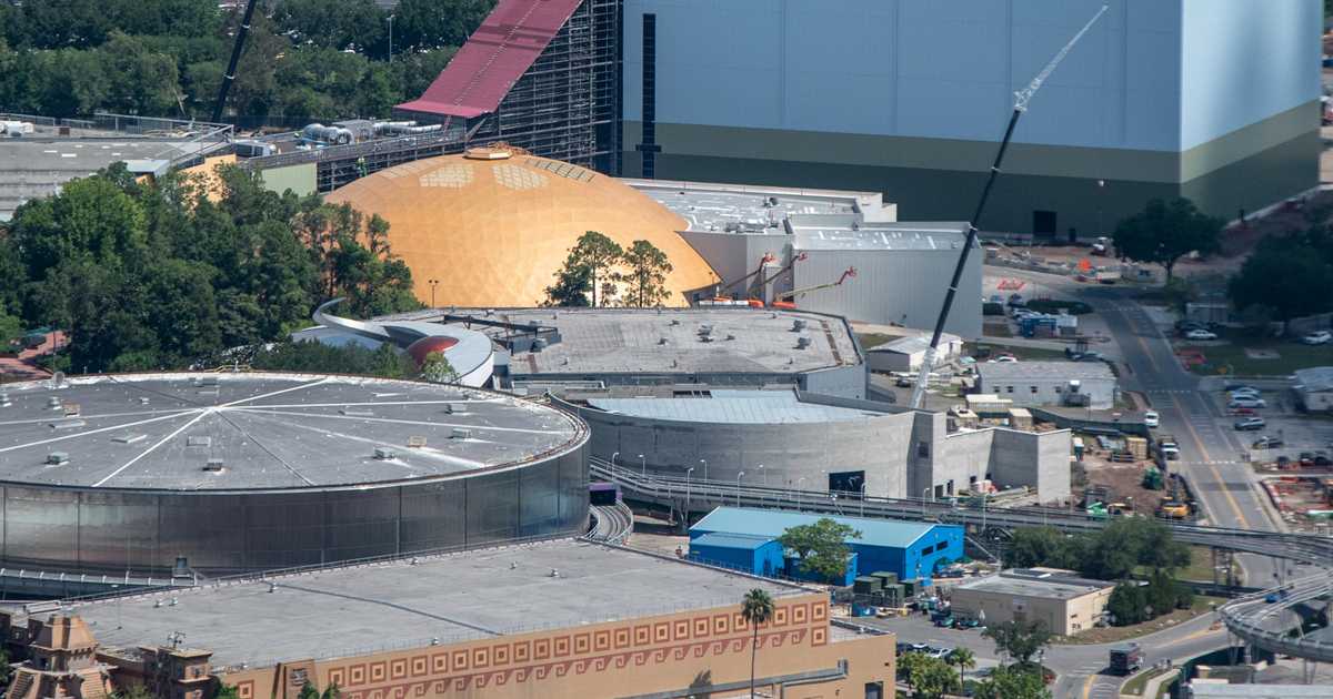 Epcot Space Restaurant construction - May 2019 - Photo 2 of 2