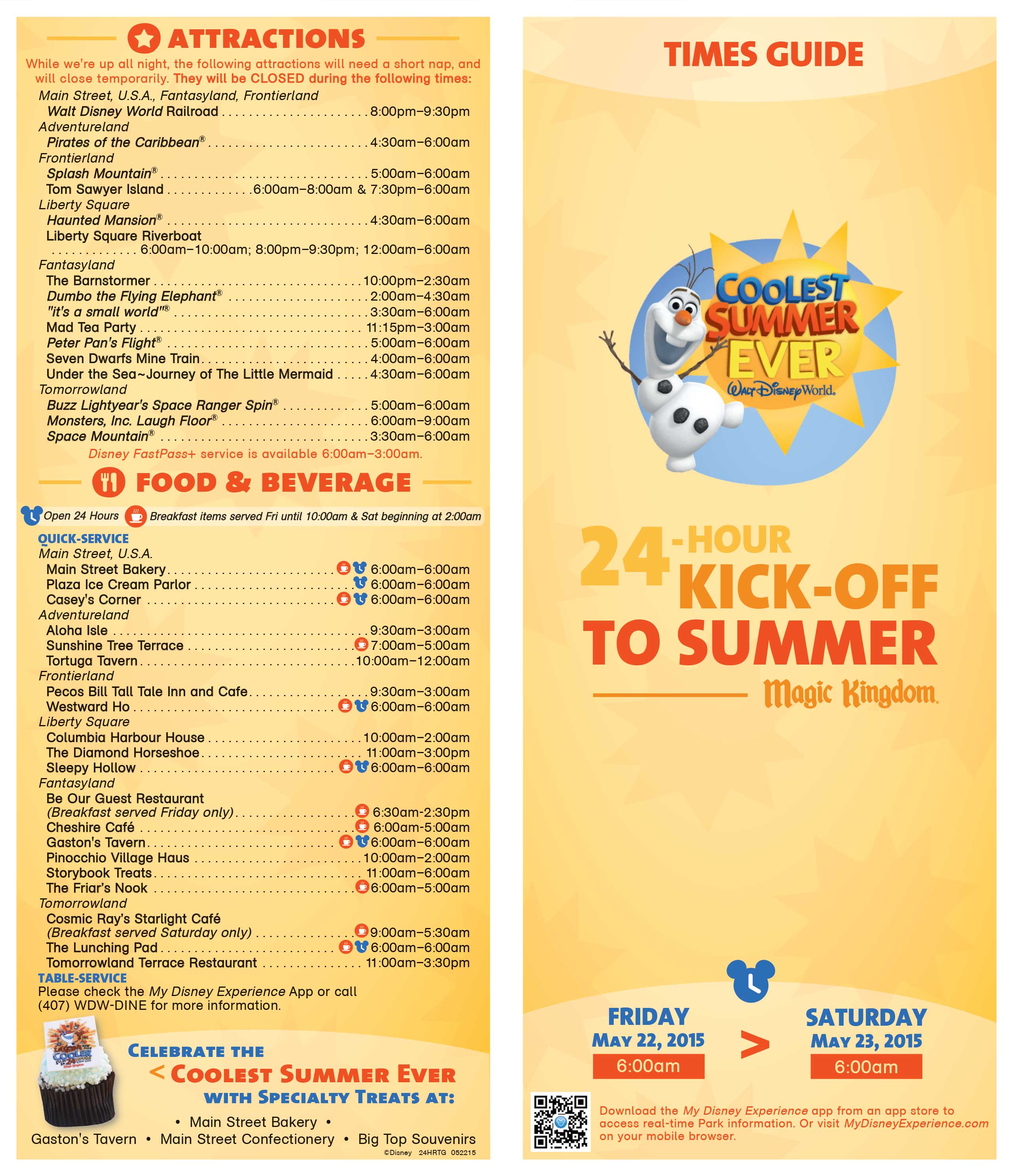 PHOTOS 'Coolest Summer Ever' 24 hour event times guide