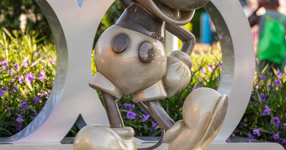 Disney100 Mickey Mouse Sculpture in EPCOT - Photo 2 of 3