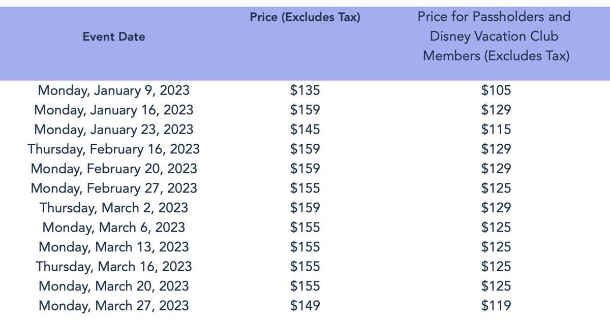 Disney After Hours 2023 Pricing disney-after-hours-2023-pricing