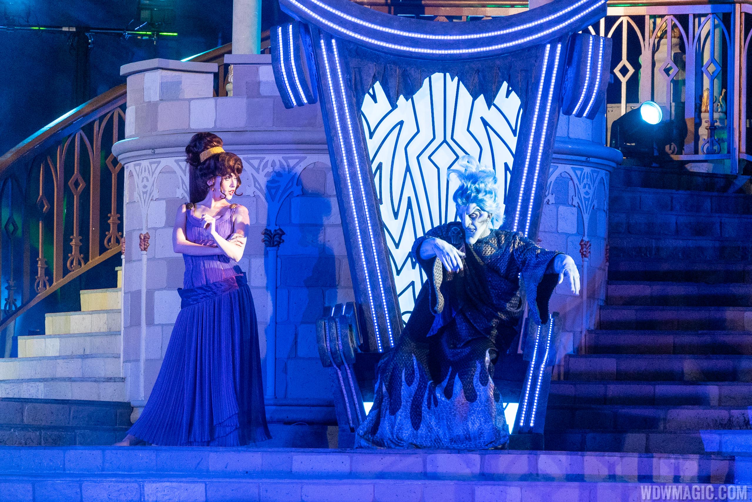 VIDEO Villains Unite the Night stage show and Maleficent let loose