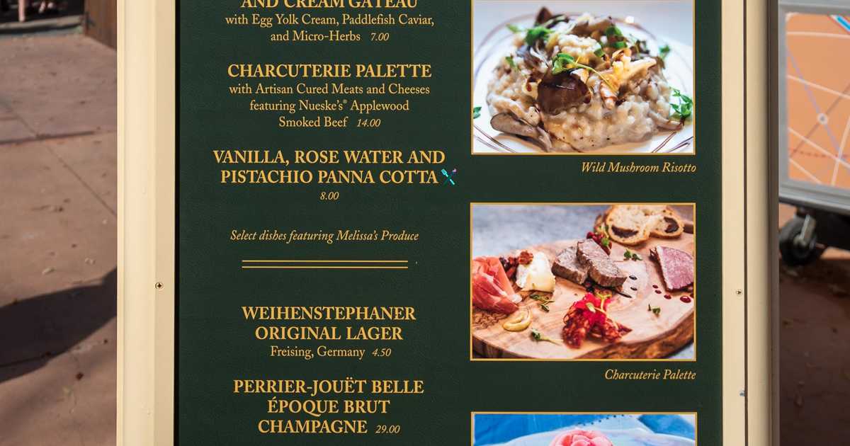 Epcot Festival Of The Arts Food Studio Kiosks And Menus Photo 2 Of 24 Epcot Festival Of The Arts Food Studio Kiosks And Menus Photo 2 Of 24