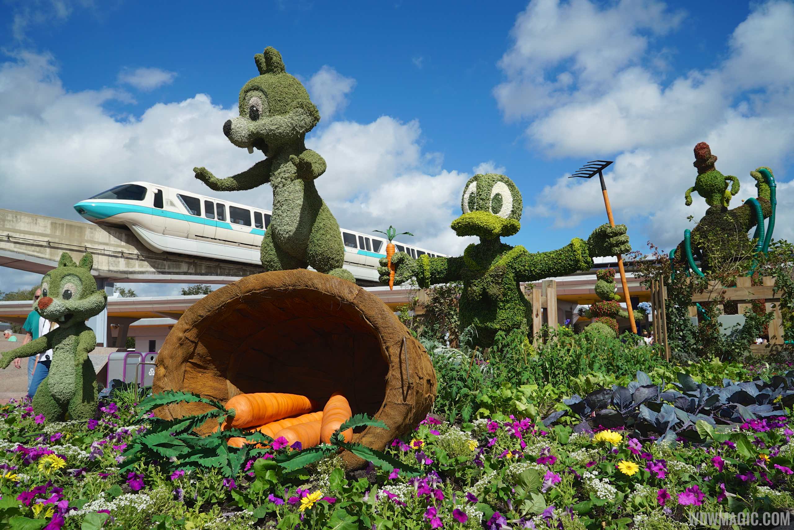 2015 epcot international flower and garden festival opening day tour