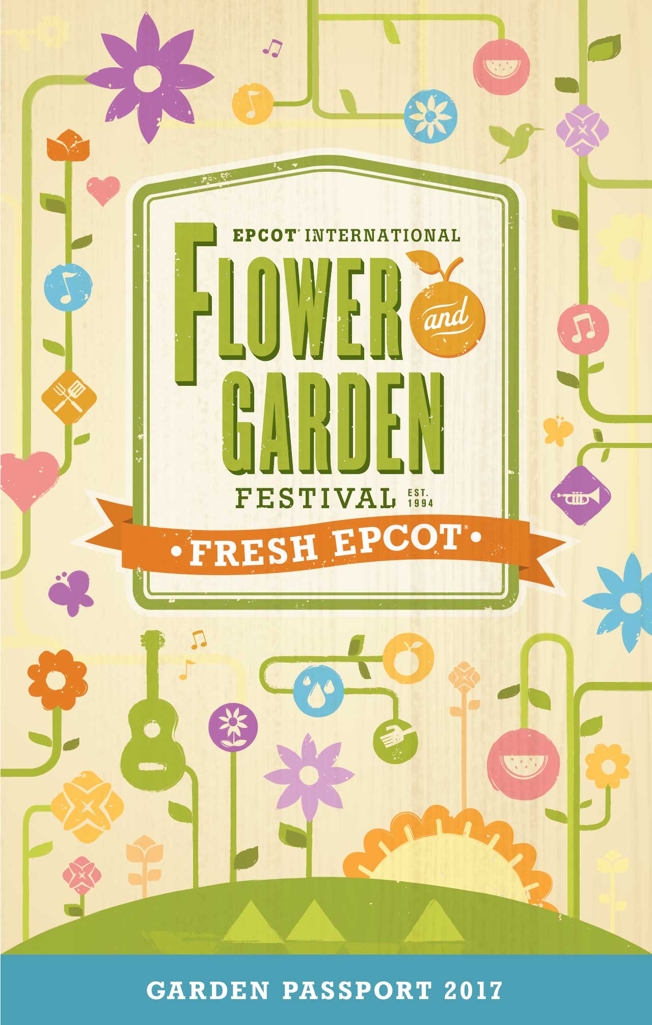 2017 Epcot International Flower and Garden Festival Passport Photo 1