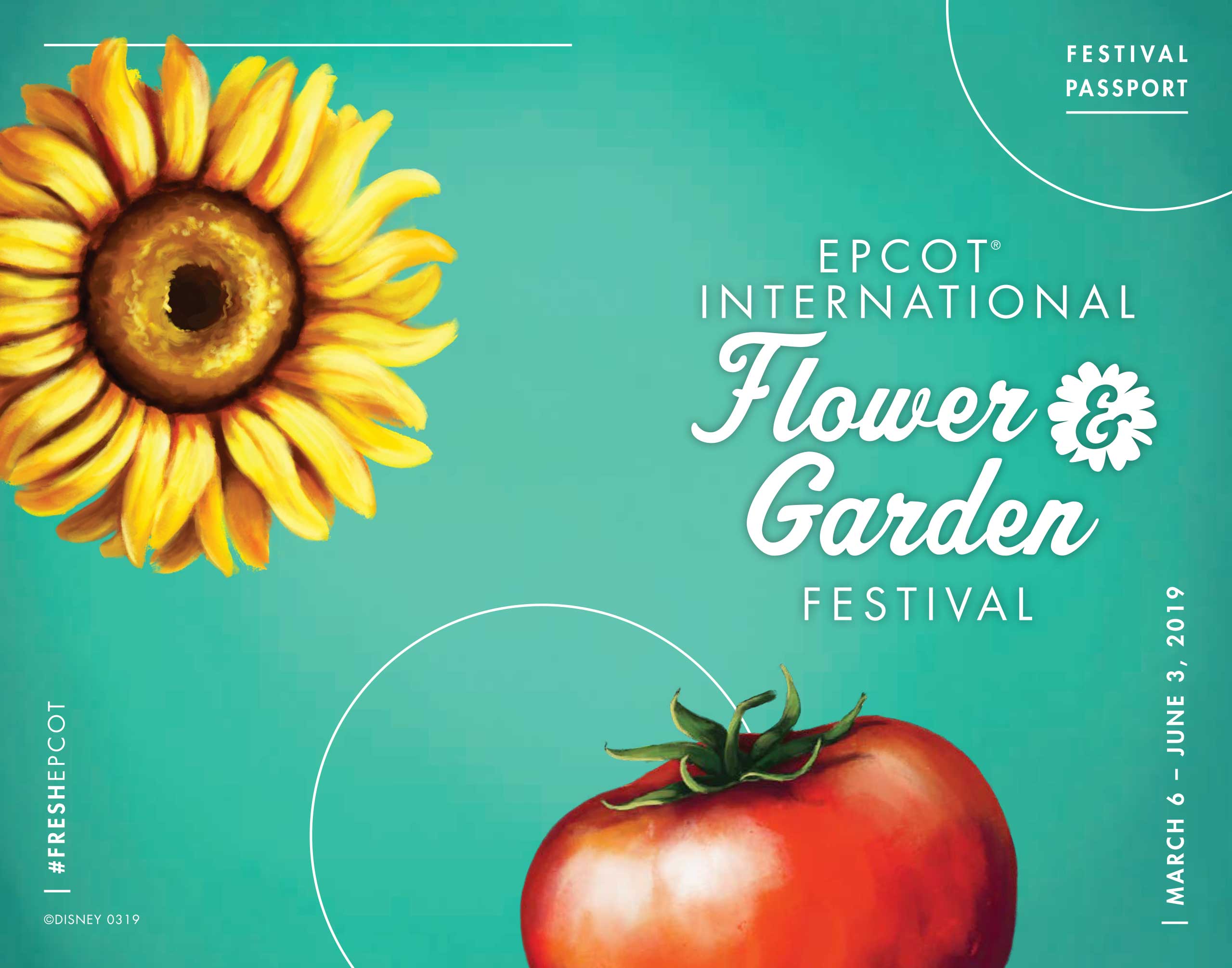 2019 Epcot International Flower and Garden Festival Passport