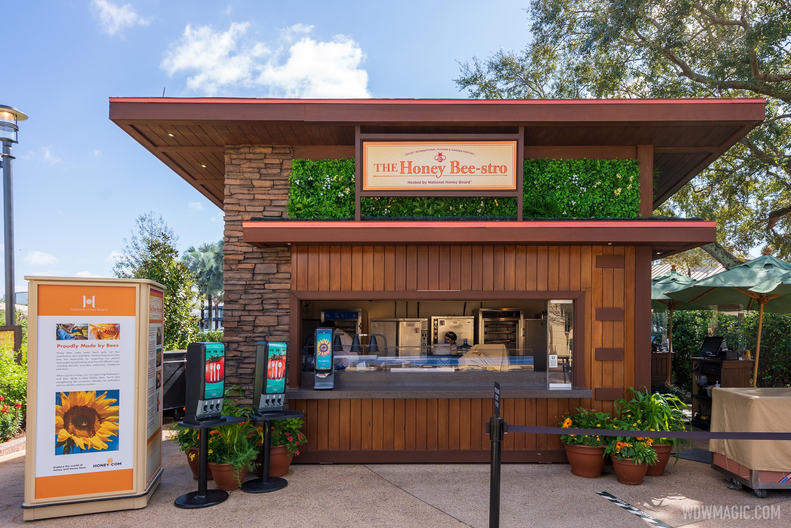 2021 Taste of EPCOT Flower and Garden Festival Outdoor Kitchen kiosks