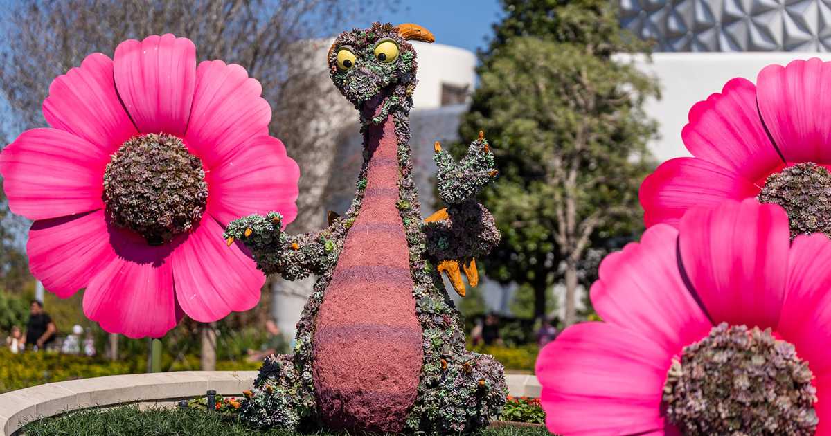 2024 EPCOT International Flower and Garden Festival topiaries and