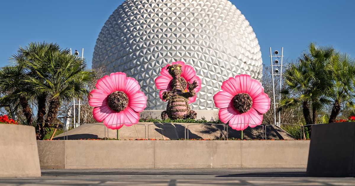 2026 EPCOT International Flower and Garden Festival topiaries and gardens