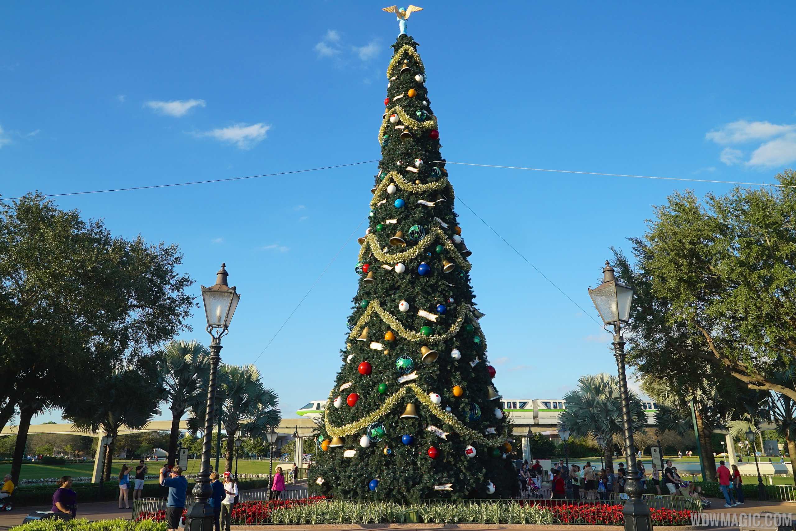 Epcot Holiday Decorations 2014 Photo 1 Of 36