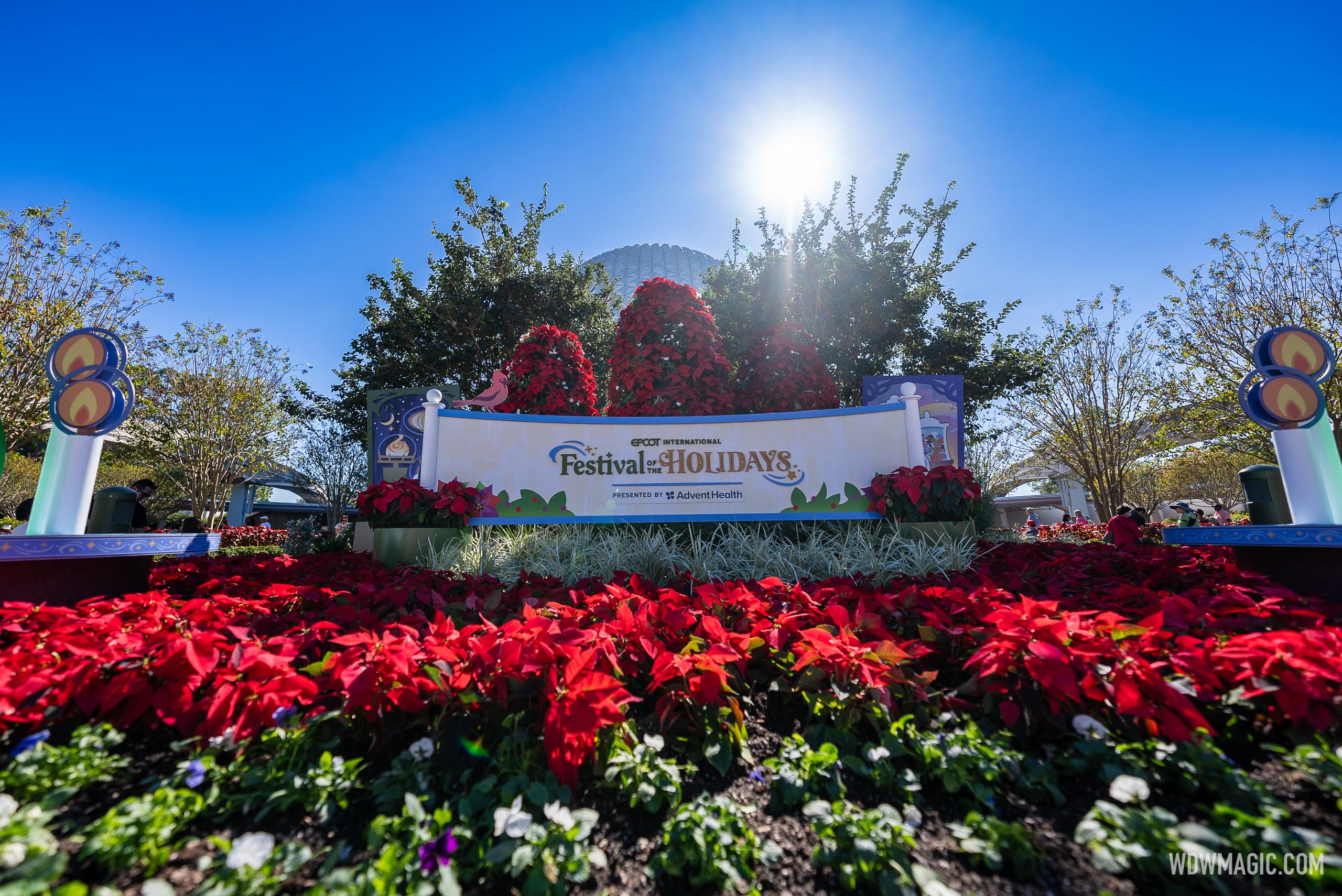 EPCOT Festival of the Holidays 2024: Entertainment Schedule for Storytellers, Santa, and Candlelight Processional