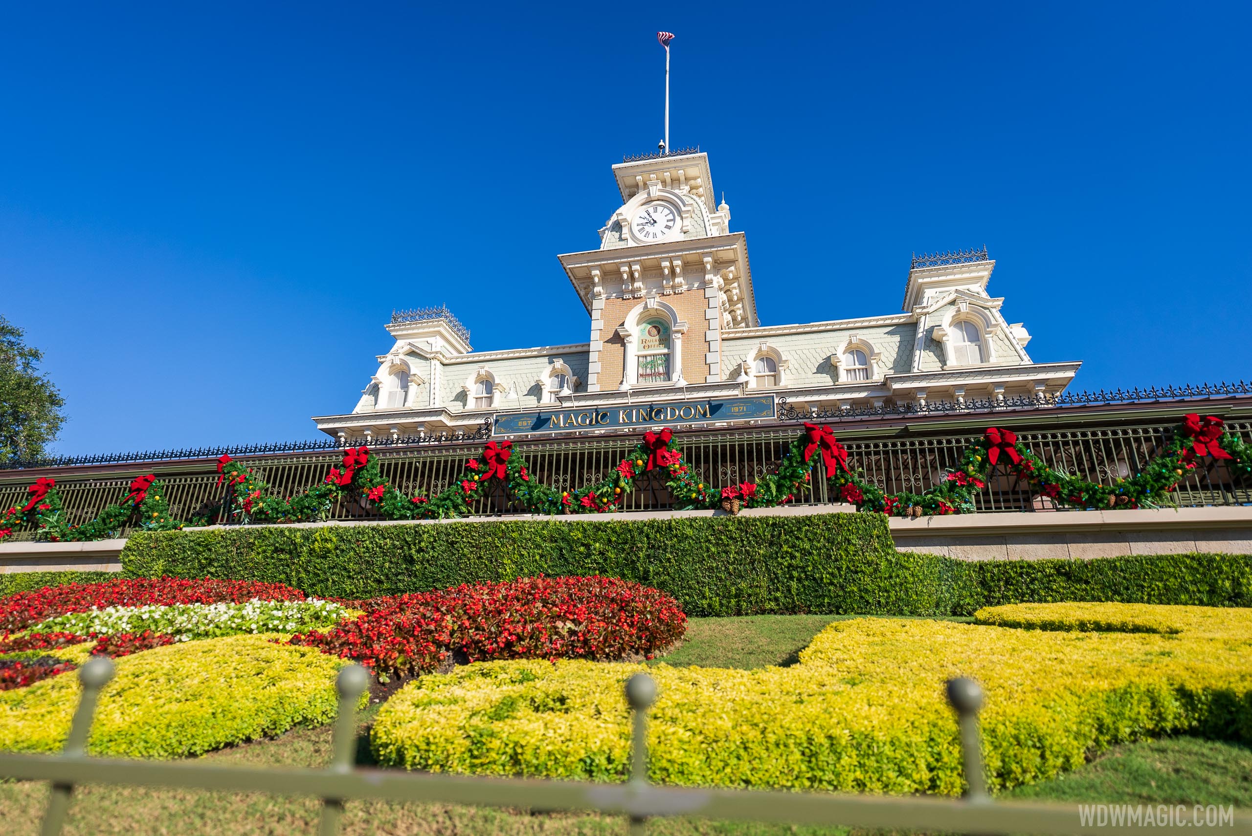 Magic Kingdom now decorated for the holidays