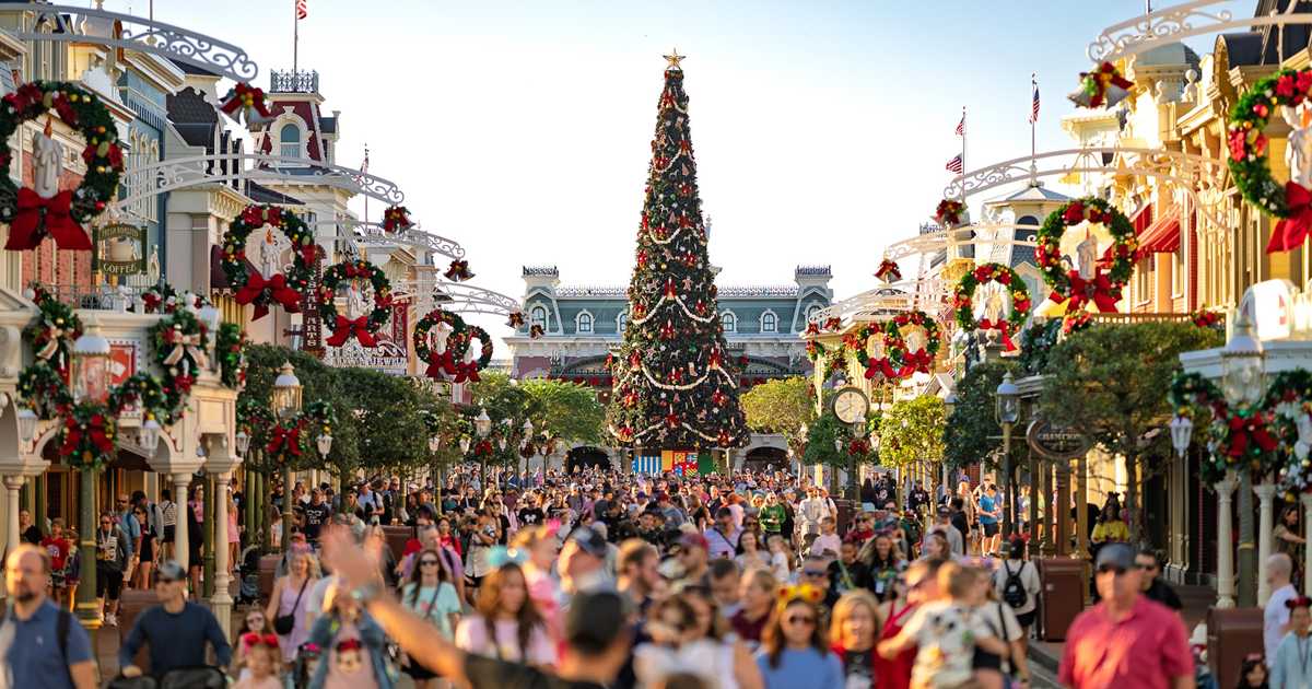 Christmas Tree Arrives at Magic Kingdom 2025