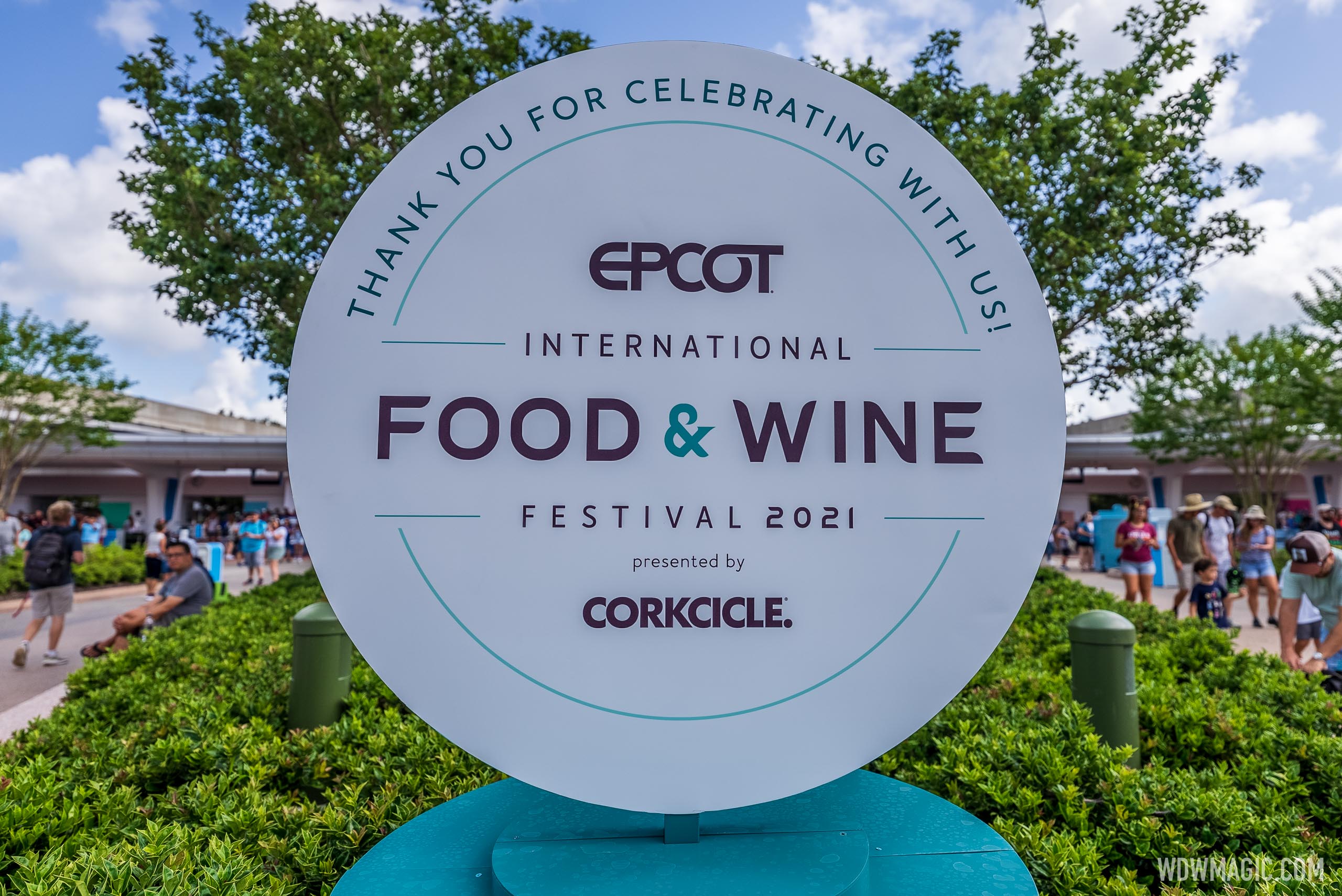 2021 EPCOT International Food and Wine Festival Park decor and