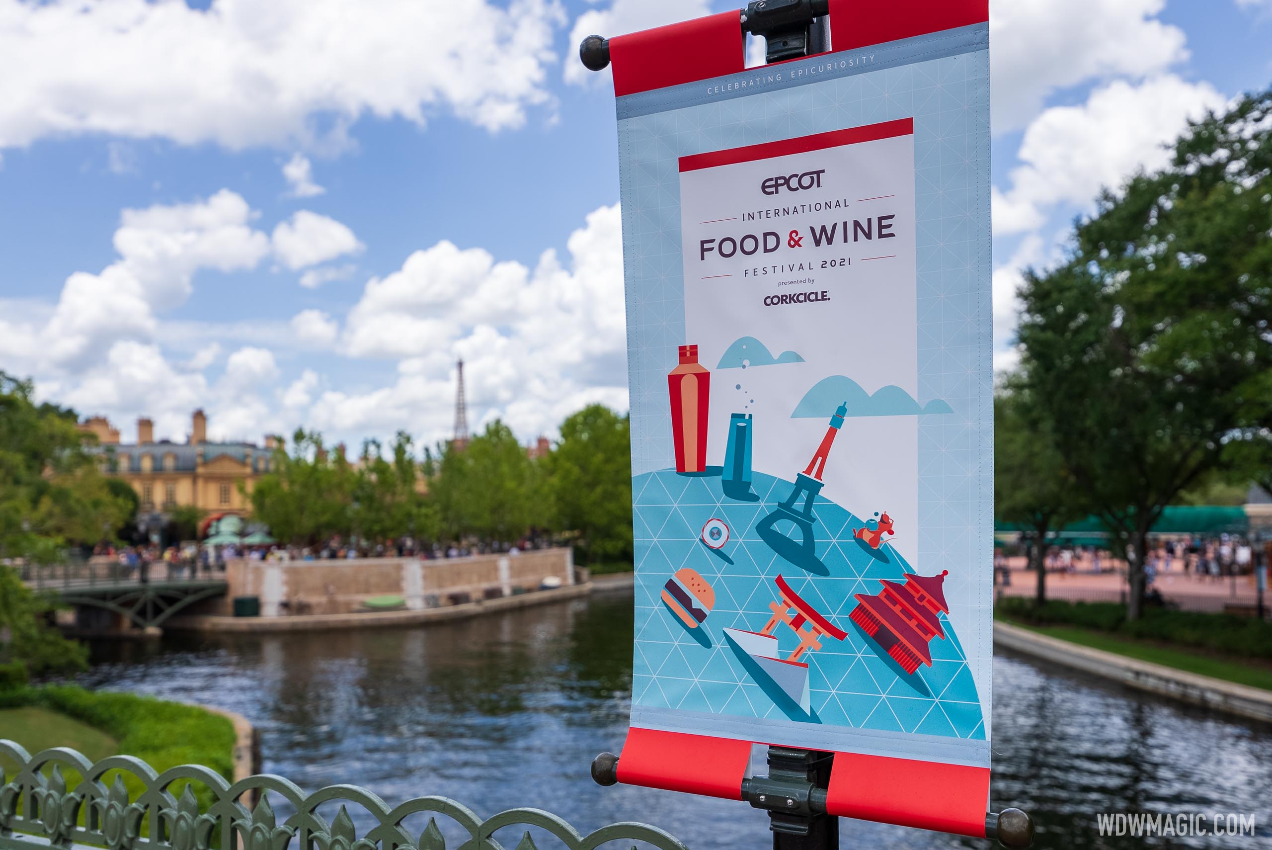 2021 EPCOT International Food and Wine Festival - Park decor and