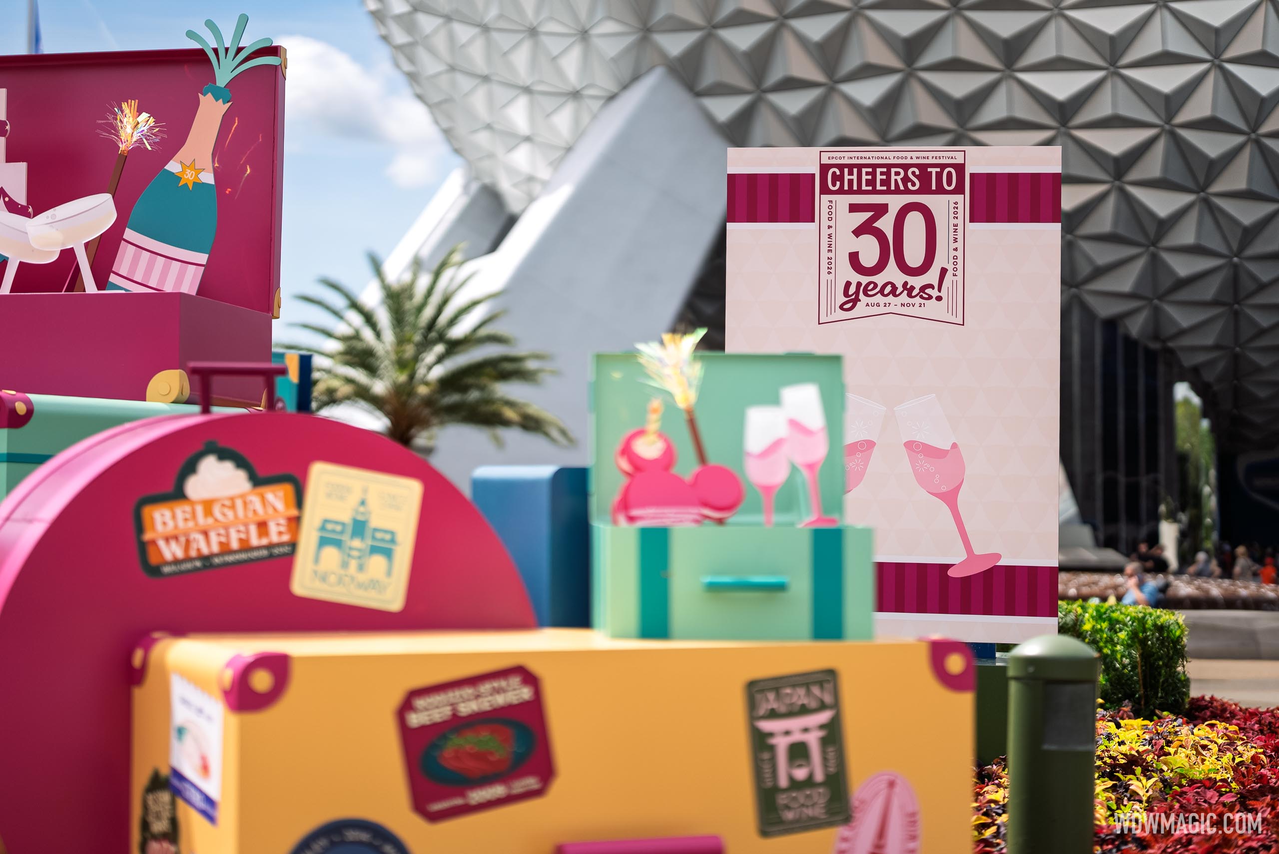 EPCOT Food & Wine Festival 2026: Entrance Plaza and World Showcase Plaza Opening Decor - Photo 6 of 16