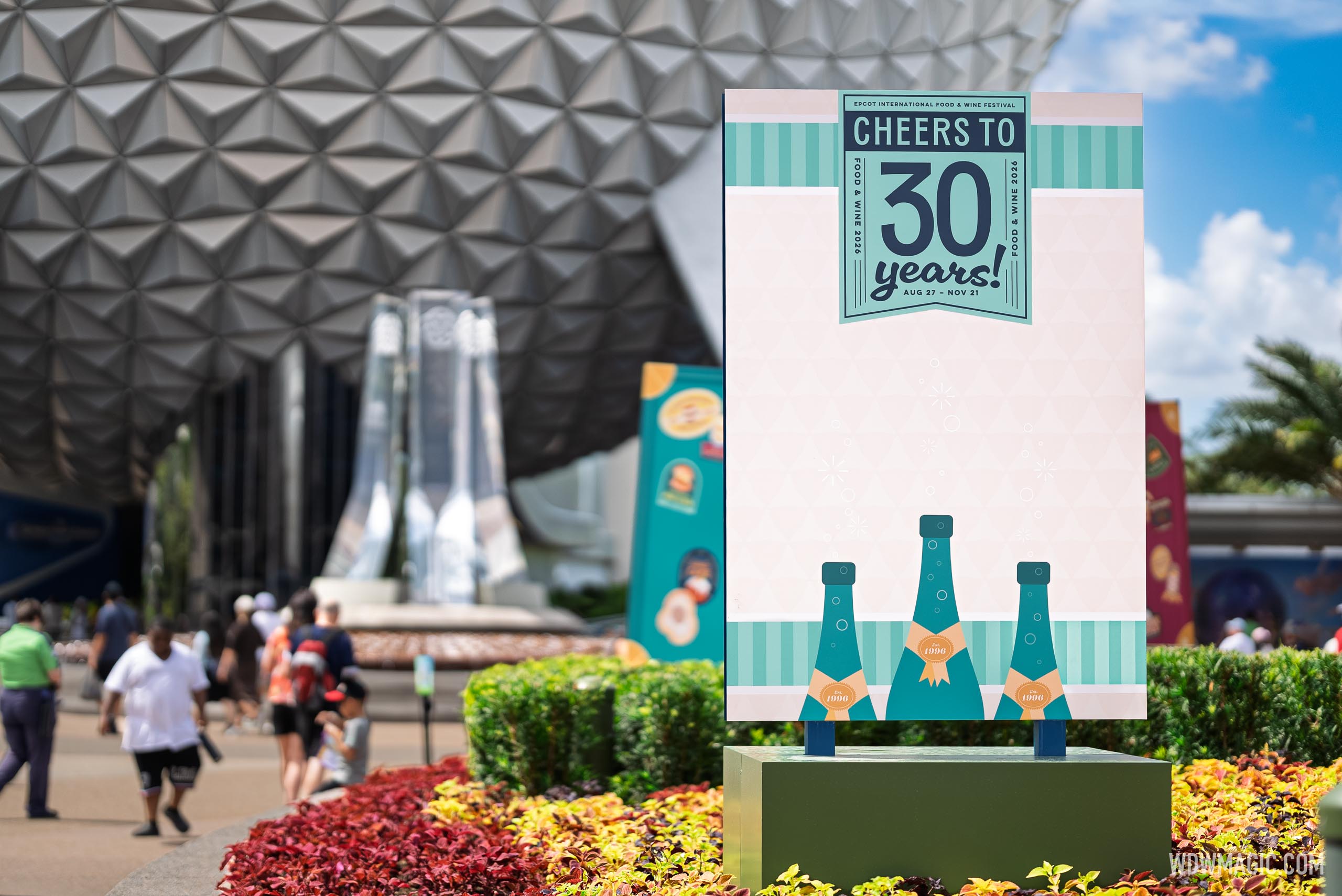 EPCOT Food & Wine Festival 2026: Entrance Plaza and World Showcase Plaza Opening Decor - Photo 7 of 16