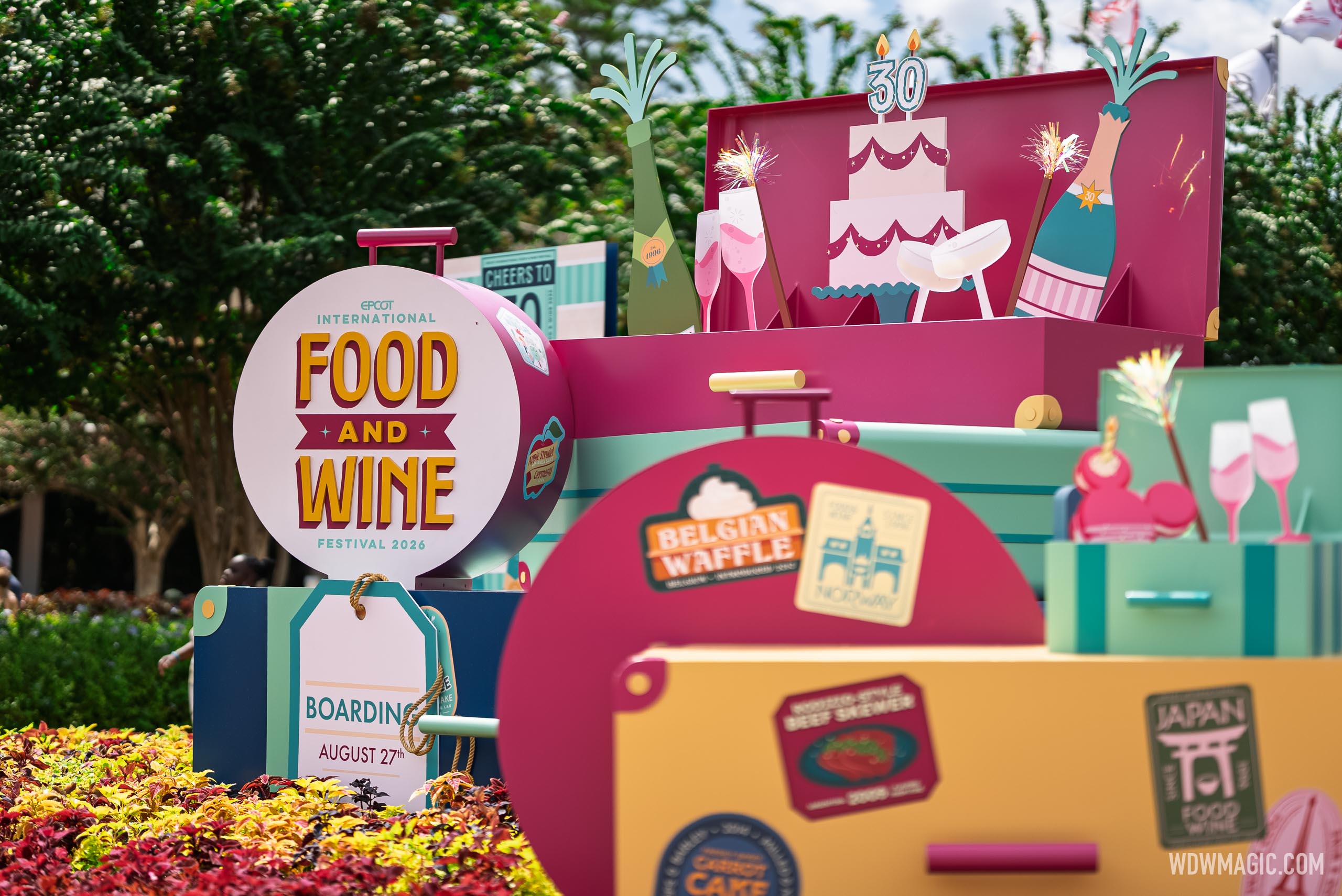 EPCOT Food & Wine Festival 2026: Entrance Plaza and World Showcase Plaza Opening Decor - Photo 8 of 16