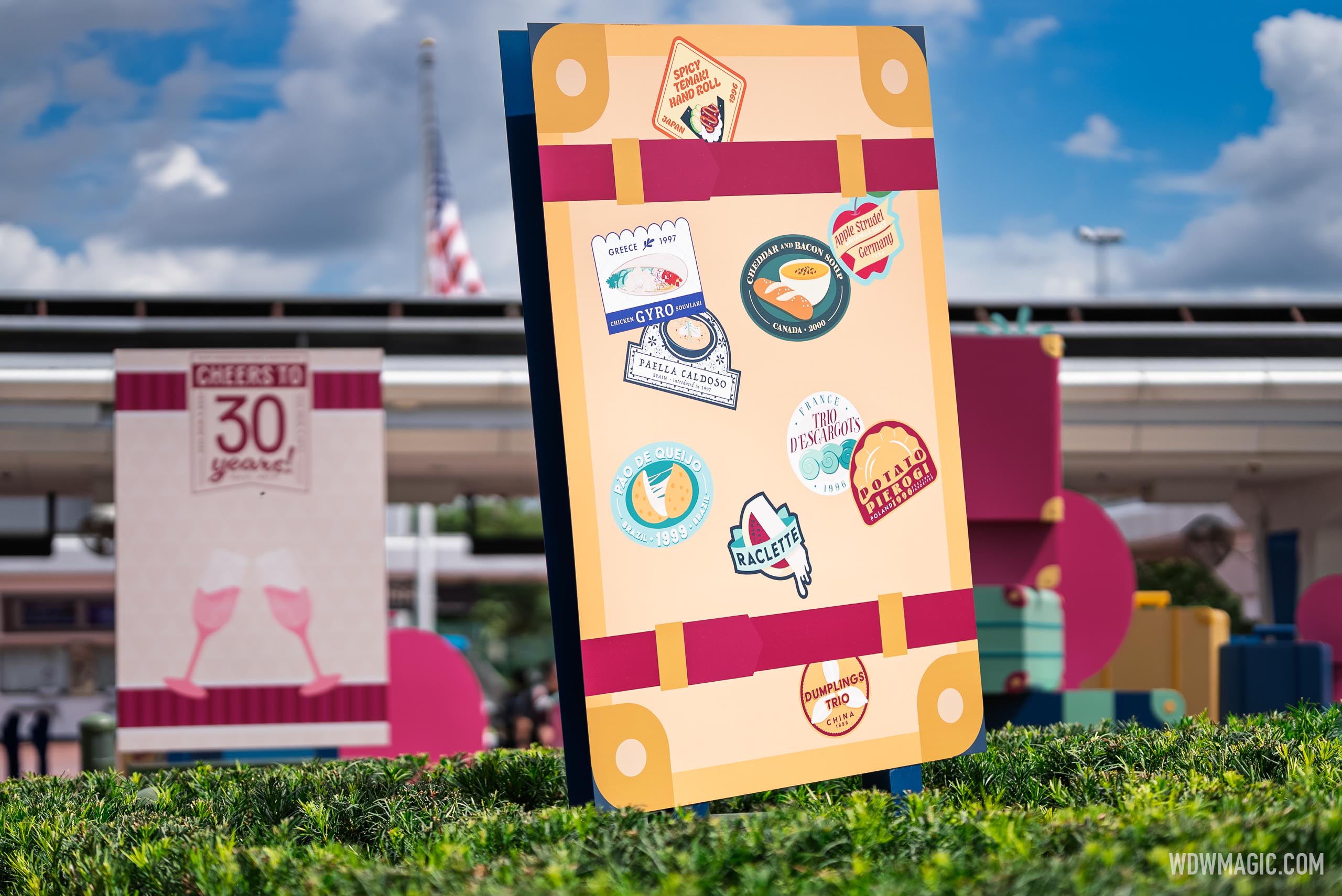 EPCOT Food & Wine Festival 2026: Entrance Plaza and World Showcase Plaza Opening Decor - Photo 10 of 16