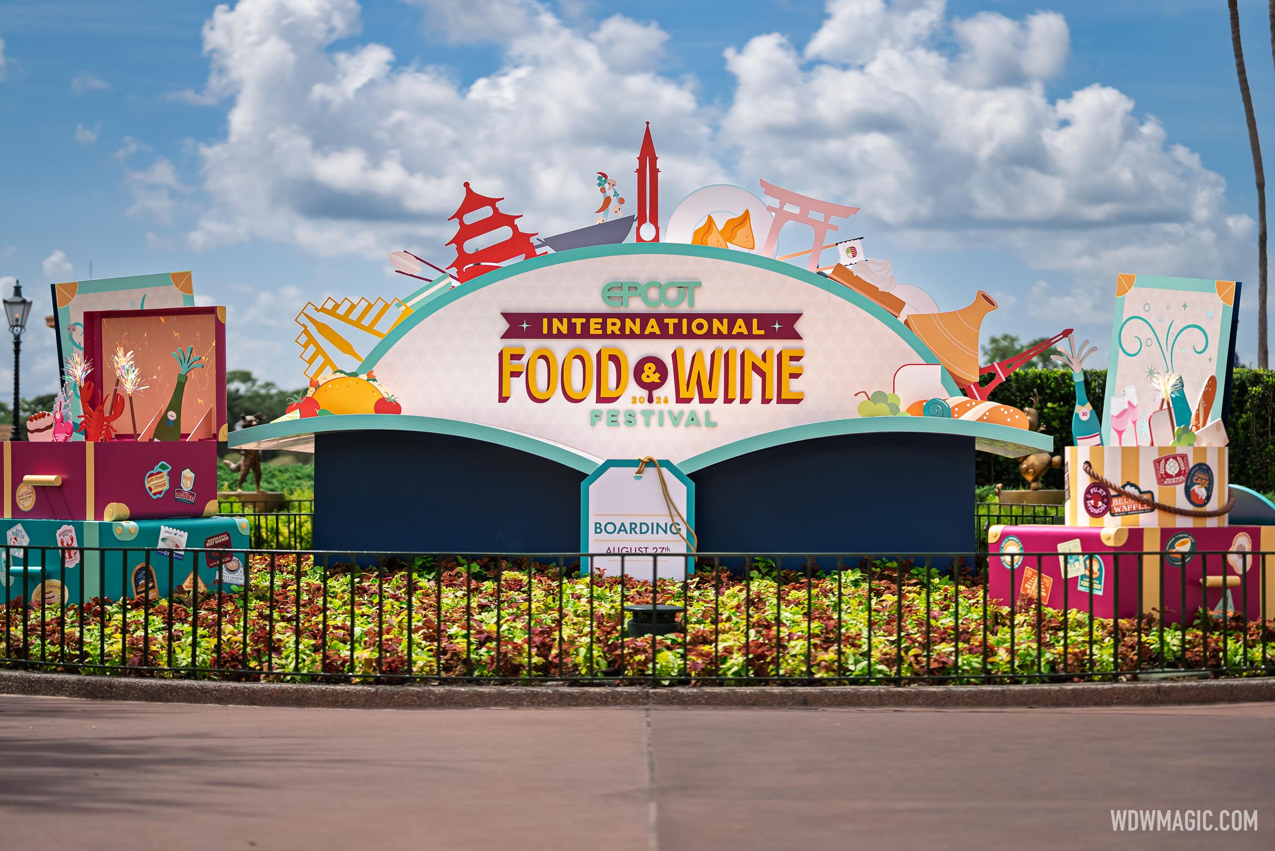 EPCOT Food & Wine Festival 2026: Entrance Plaza and World Showcase Plaza Opening Decor - Photo 16 of 16
