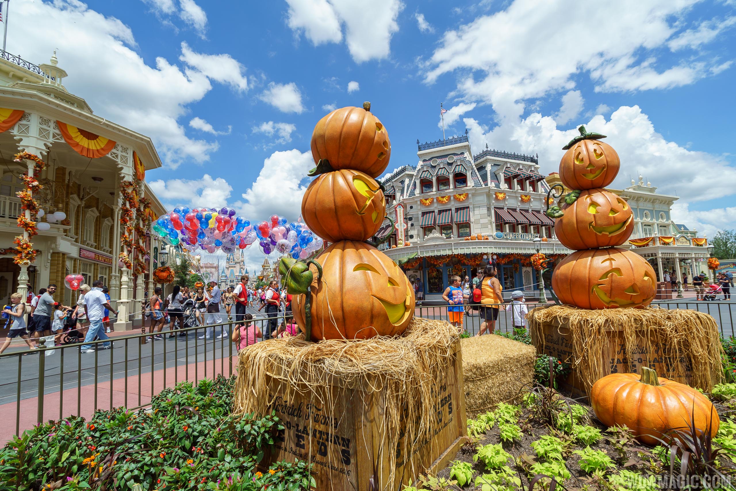 photos a look at this years magic kingdom halloween decor