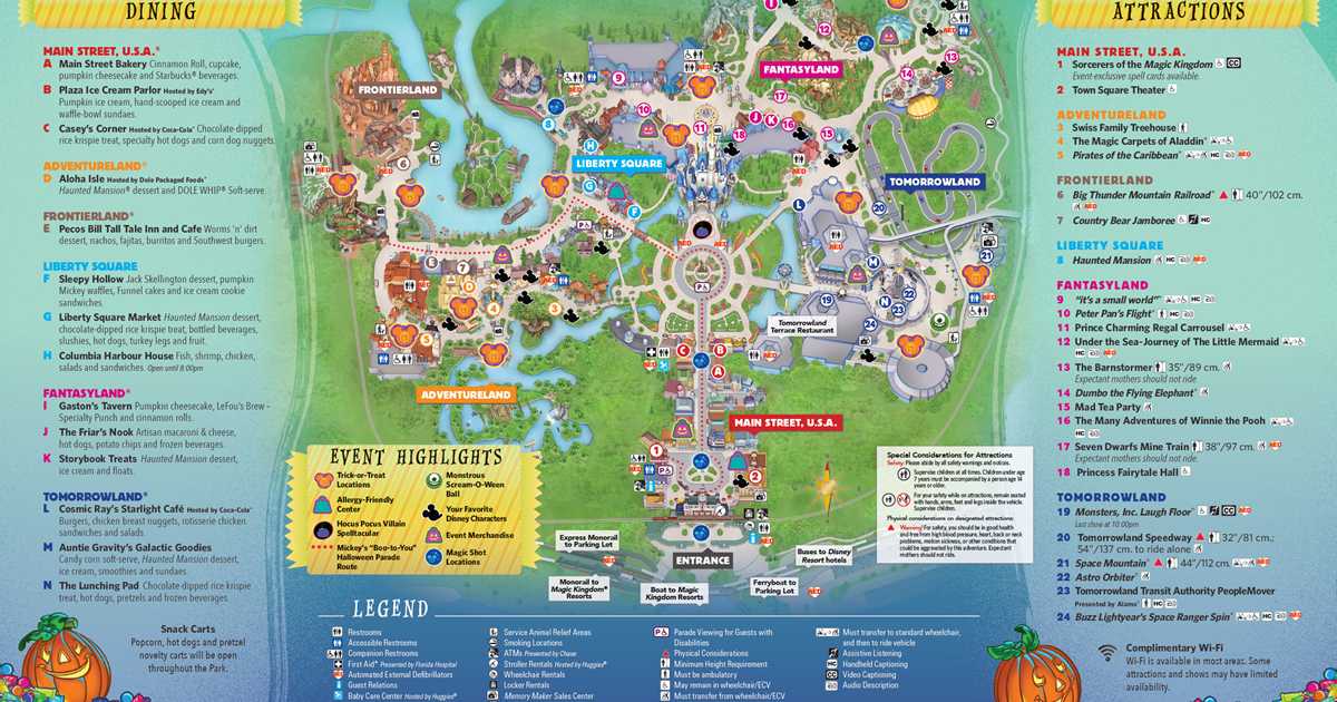 Mickey's Not-So-Scary Halloween Party 2017 guide map - Photo 2 of 2