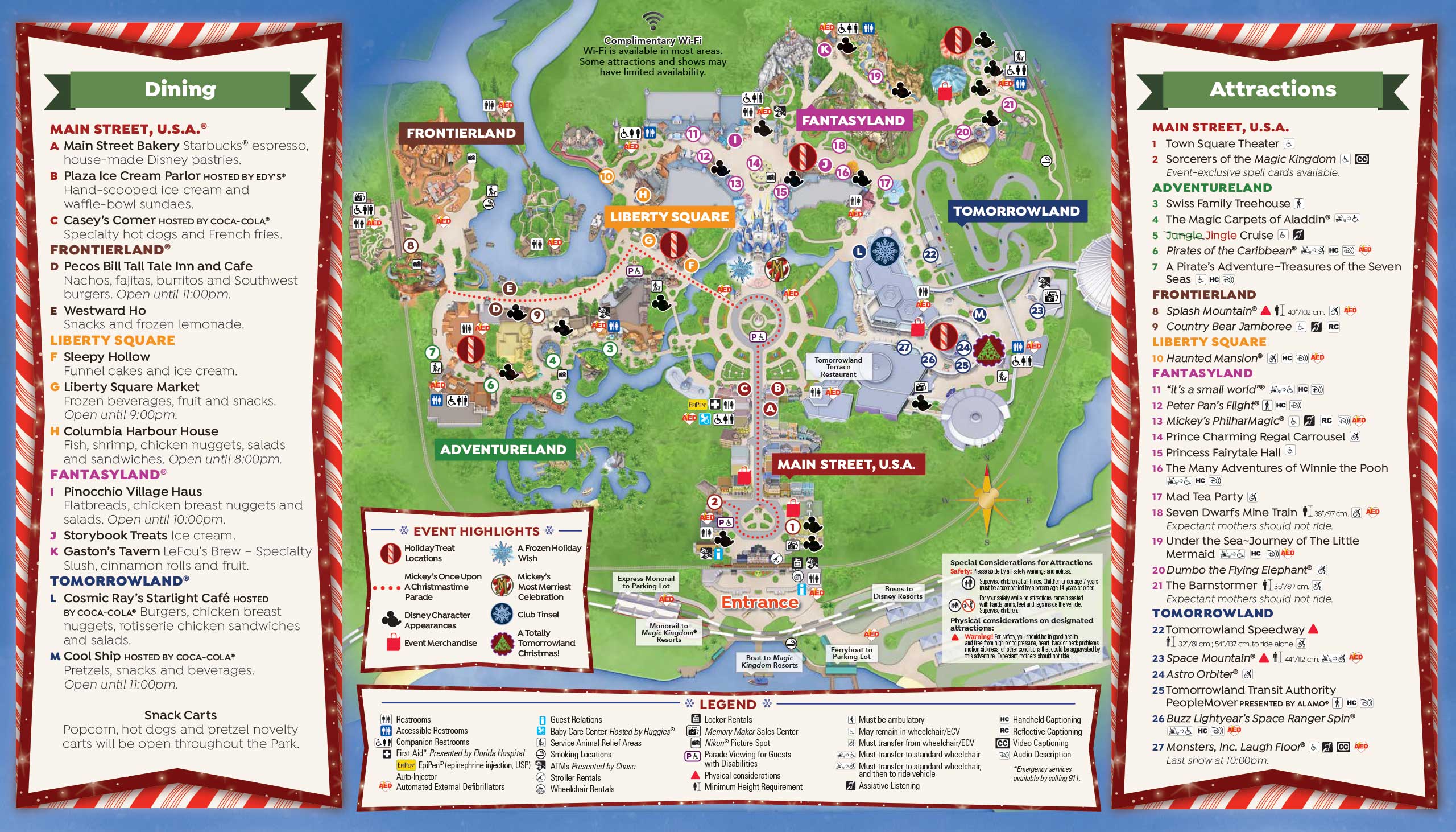 Mickey's Very Merry Christmas Party 2016 guide map and entertainment Mickey's Very Merry Christmas Party 2016 guide map and entertainment