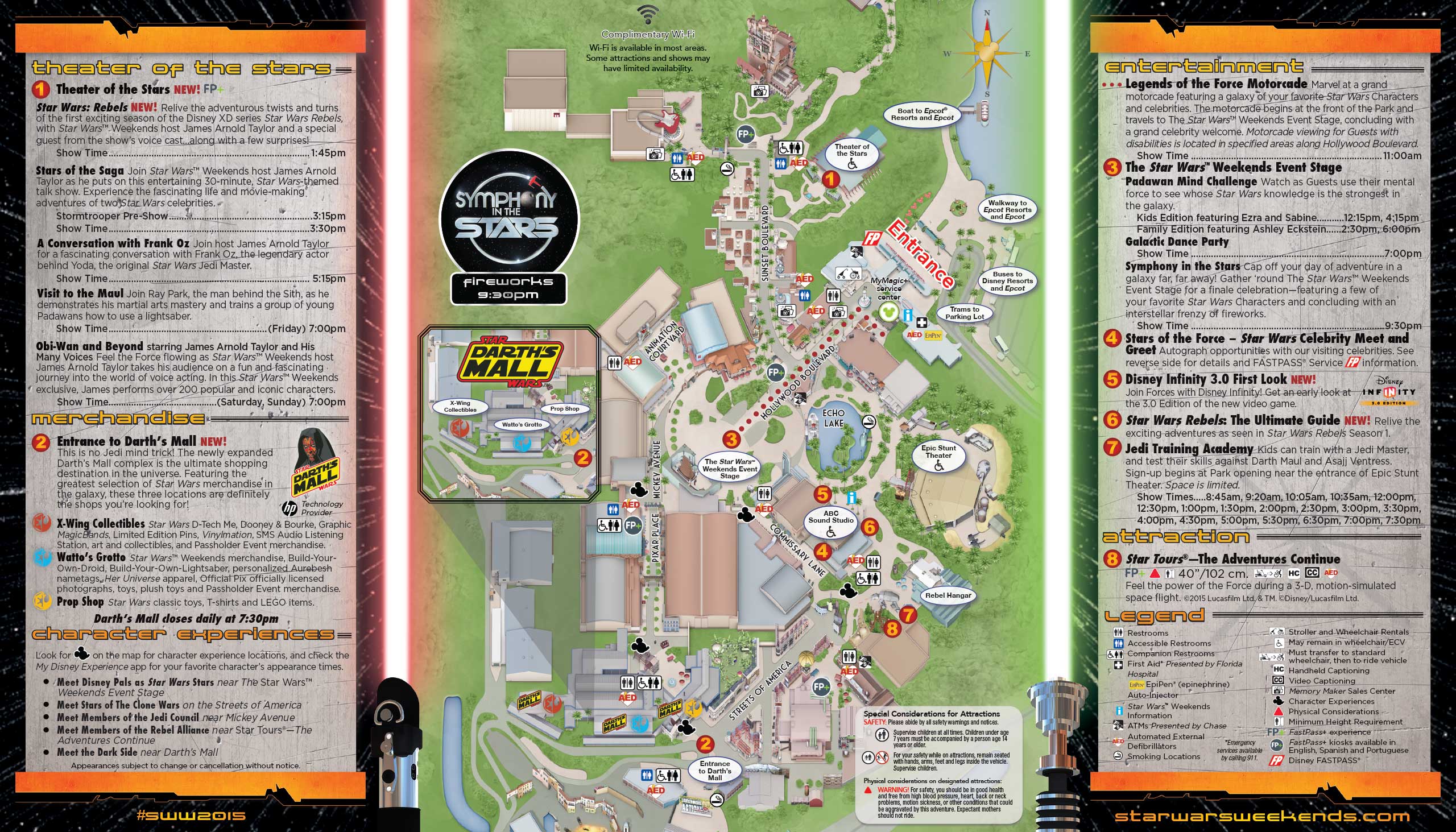 Photos - Star Wars Weekends 2015 Weekend 5 Guide Map