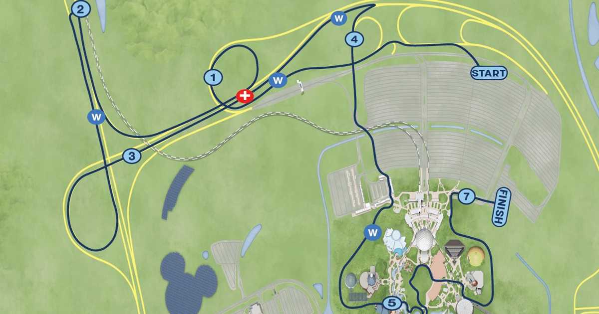 2024 Walt Disney World Half Marathon revised course Photo 1 of 1