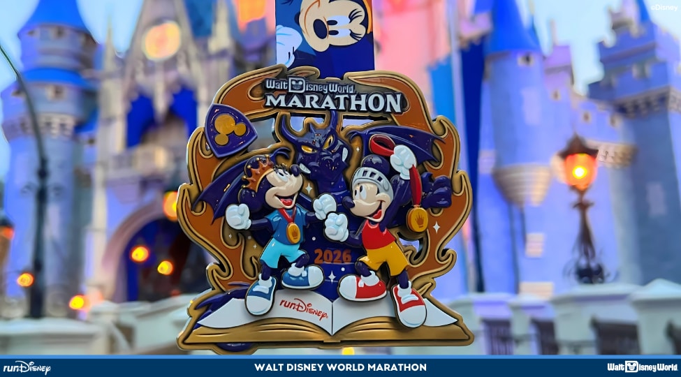 Medals Revealed for the 2026 Walt Disney World Marathon Weekend