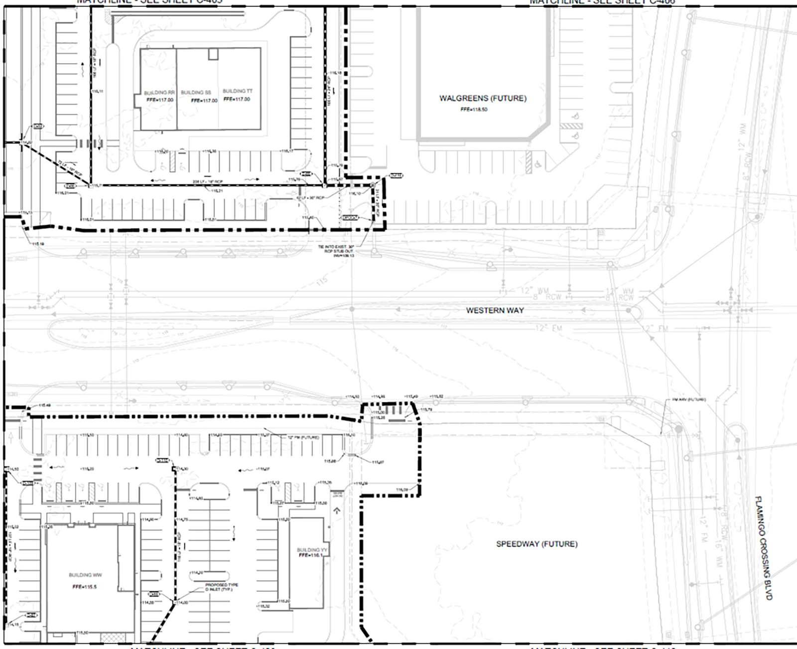 Photos Permits Filed For The Town Center At Flamingo Crossings