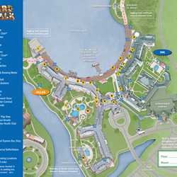 PHOTOS - New design of maps now at Walt Disney World resort hotels