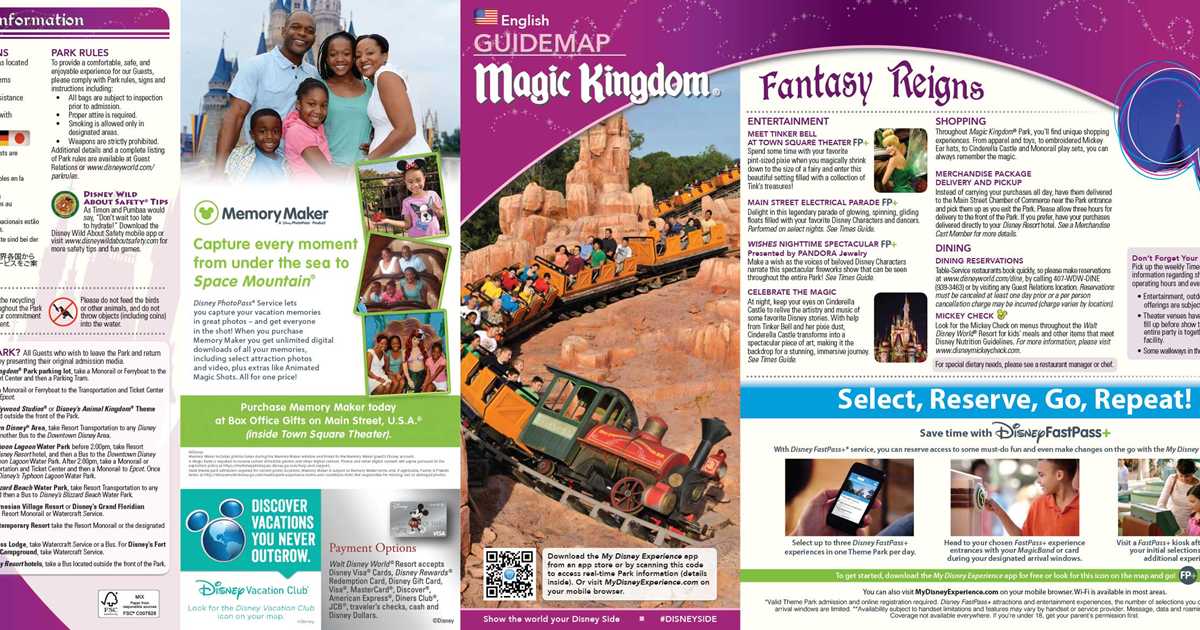 2015 DISNEYLAND & DCA Maps Times Guides Brochure Disney 040315