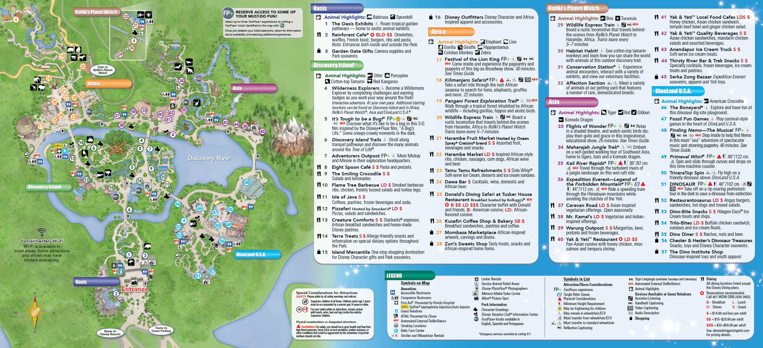 January 2016 Walt Disney World Park Maps Photo 2 Of 12